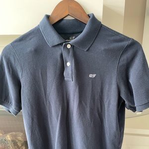 Vineyard Vine Big Boys Size 16 Polo shirt. Navy.